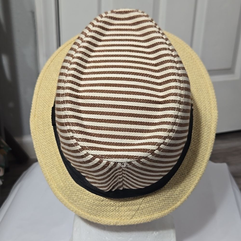 Striped fedora hat - Picture 5 of 13